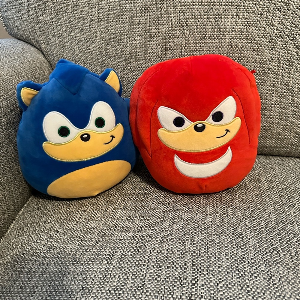 Sonic and Knuckles Squishmallows